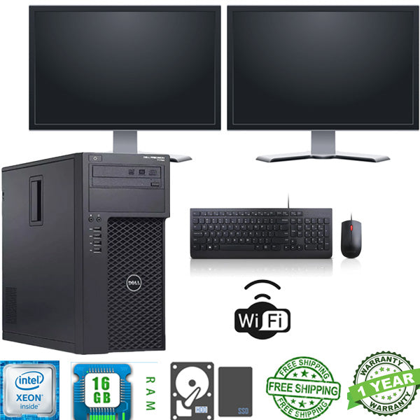 Dell T1650 Tower PC Ex Lease Desktop i7-3770 3.40GHz 8GB 500GB HDD