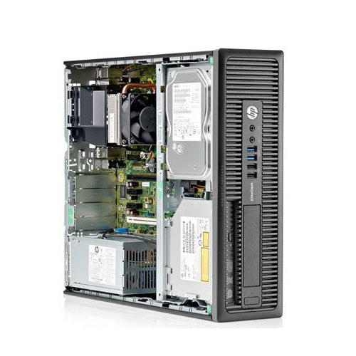 HP EliteDesk 800 G2 SFF Ex Lease Desktop i5-6500 3.2 GHz 8GB RAM 500GB HDD Windows 10 Pro - PC Traders Ltd