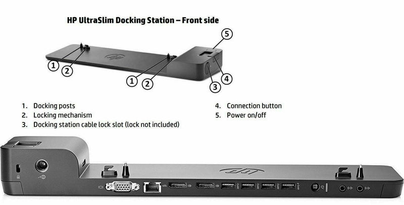 HP EliteBook 840 G5 Laptop i5 Turbo upto 3.6 GHz 16GB RAM 512GB SSD 14 Inch HD Webcam Windows 11 Pro with hp ultra slim Docking Station - PC Traders Ltd