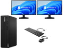 1030gtx Graphics Dual Screen Combo Lenovo ThinkCentre M75 RYZEN 7 PRO 4.4GHz Faster Than i7 10th Gen CPU 16GB RAM 512GB SSD Windows 11 Pro 2X 22" LCD - PC Traders Ltd
