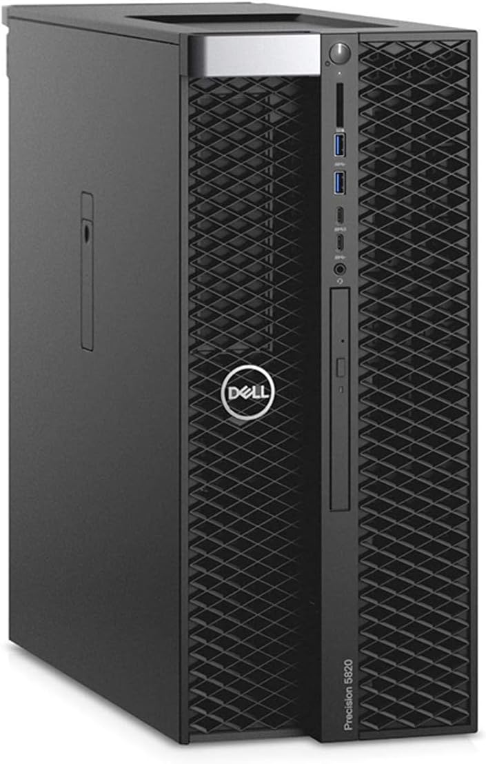 Dell Precision Tower 5820 Intel XEON W-2123 16GB RAM 256GB SSD 500GB HDD 2GB GPU DDR5 Windows 11 Pro