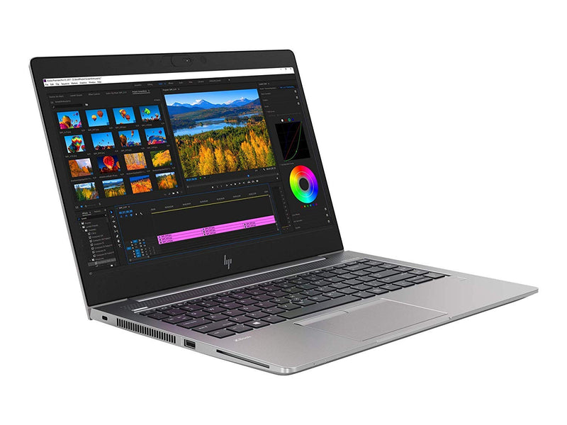HP ZBook 14U G5 Ex-Lease laptop i7-8650U 32GB RAM 500GB 15.6 Inch with Windows 11 Pro Radeon Pro WX 3100 4GB Graphics Card - PC Traders Ltd
