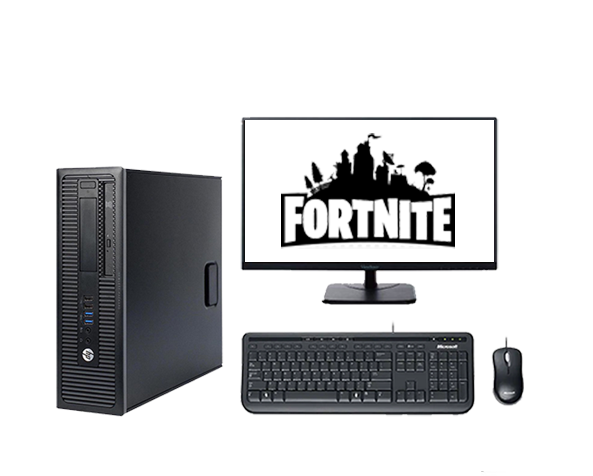 Gaming Bundle Fortnite Ready!! HP EliteDesk 800 G1 SFF Ex Lease Desktop i5 4th Gen 8GB RAM 240GB SSD Windows 10 Home Includes : 23" Monitor, Nvidia GT710 2GB Graphics Card, Free Wired Keyboard and mouse Desktop - PC Traders New Zealand 