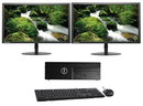 Dell Precision 3431 SFF i5 9500T 16GB RAM 256GB NVME SSD Windows 11 Pro Dual 2X 24" LCD - PC Traders Ltd