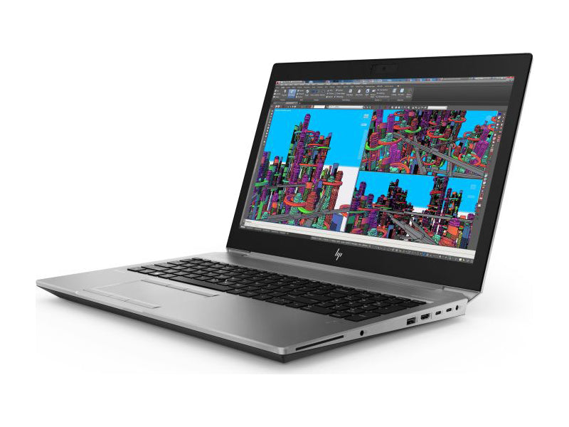 HP ZBook 15 G5 Workstation Laptop intel i7 8850H 2.60GHZ 32GB RAM 512GB NVME SSD Quadro P1000 4GB 15" Windows 10 Pro Refurbished - PC Traders Ltd