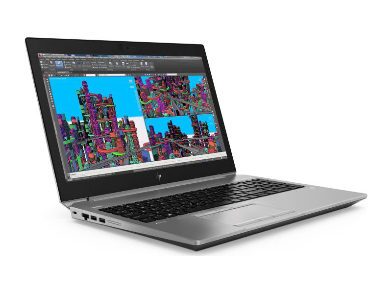 HP ZBook 15 G5 Workstation Laptop intel i7 8850H 2.60GHZ 32GB RAM 512GB NVME SSD Quadro P1000 4GB 15" Windows 10 Pro Refurbished - PC Traders Ltd