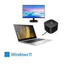 HP EliteBook 840 G6 Laptop i7 Turbo 4.6GHz 32GB RAM 1TB SSD UHD Graphics 620 Windows 11 Pro Comes with Dock and 24" Monitor - PC Traders Ltd