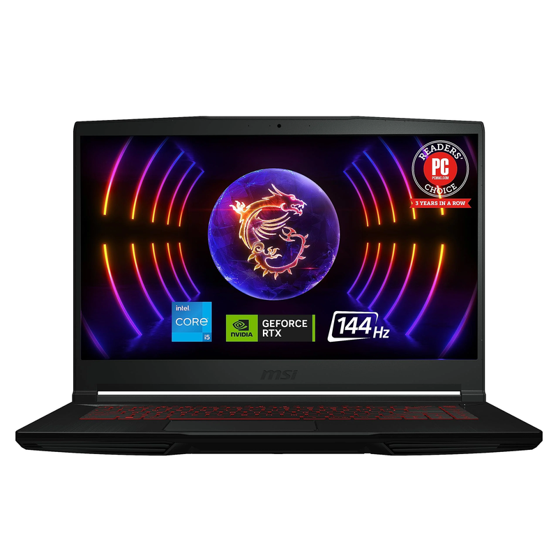 MSI GF63 Thin 15.6" Gaming Laptop FHD i7 Turbo 4.50GHZ 16GB RAM 512GB SSD GTX 1650 GPU Windows 11