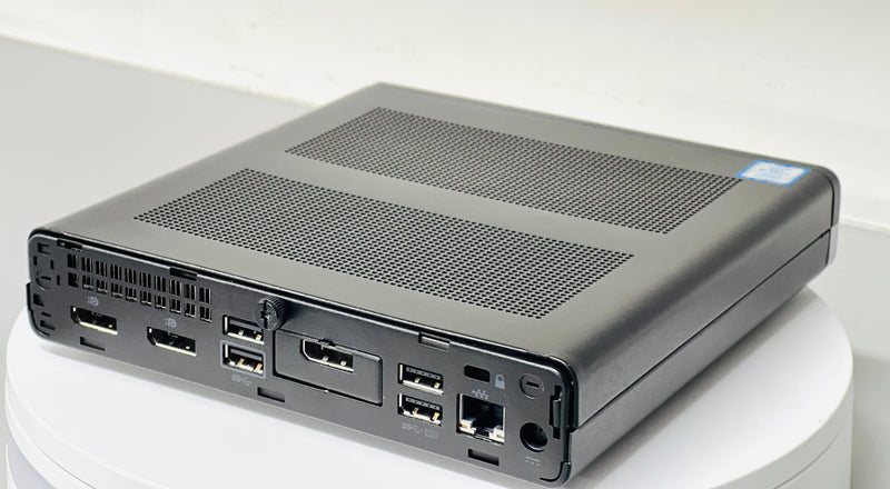 Premium HP EliteDesk 800 G5 Mini PC i5-9500T Turbo 3.7 GHZ 16GB RAM 256GB NVME SSD Dedicated 4GB Graphics RX 560X Windows 11 Ready