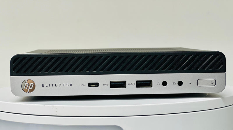 Premium HP EliteDesk 800 G4 Mini PC i5-8500T Turbo 3.5 GHZ 32GB RAM 512GB NVME SSD Dedicated 4GB Graphics RX 560X Windows 11 Loaded