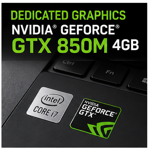 Dell Inspiron 14 7447 Gaming Laptop Intel Core i7-4710HQ GTX 850M 4GB