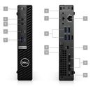Dell OptiPlex 5090 Micro front and rear ports