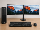 Dual 24" LCD HP Z2 Workstation Xeon Turbo 4.5GHz 32GB RAM 1TB SSD + 1TB HDD Quadro P1000 4GB Graphics Windows 11 Pro