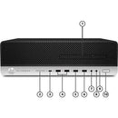 HP Elitedesk 800 G4 Ex-Lease SFF intel I5-8500 3.00Ghz 8GB RAM 256GB SSD DVD Win 10 Pro Desktop - PC Traders New Zealand 