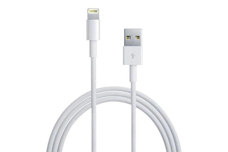 1 Meter USB Charging Cable For iPhone iPad White - PC Traders Ltd