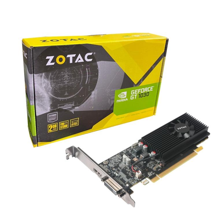 Nvidia GeForce GT1030 2GB Graphics card, 2GB GDDR5, Low Profile Brackets Included - PC Traders Ltd