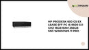 HP ProDesk 600 G5 Ex lease SFF PC i5-9500 3.0 GHZ 16GB RAM 256GB SSD Windows 11 Pro by@Outfy