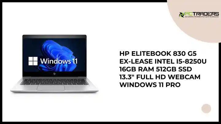 HP EliteBook 830 G5 - Core i5-8350U - SSD 256Go - Ram 16Go HP EliteBook 830 G5 - Core i5-8350U - SSD 256Go - Ram 16Go