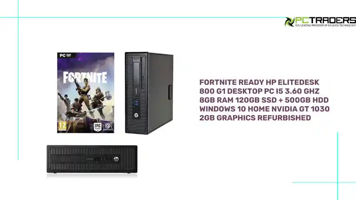 Fortnite Ready HP EliteDesk 800 G1 Desktop PC i5 GHz 8GB RAM 120G