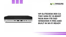 HP EliteDesk 800 G4 Tiny Mini PC i5-8500T 16GB RAM 1TB SSD Windows 11 Pro and built in WI-FI Ready by@Outfy