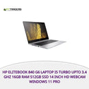 HP EliteBook 840 G6 Laptop i5 Turbo upto 3.4 GHz 16GB RAM 512GB SSD 14 Inch HD Webcam Windows 11 Pro by@Outfy