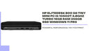HP EliteDesk 800 G6 Tiny Mini PC i5-10500T 3.8GHz Turbo 16GB RAM 256GB SSD Windows 11 Pro by@Outfy