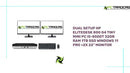 Dual Setup HP EliteDesk 800 G4 Tiny Mini PC i5-8500T 32GB RAM 1TB SSD Windows 11 Pro +2X 22&quot; Monitor by@Outfy