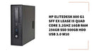 HP EliteDesk 800 G1 SFF Ex lease i5 Quad Core 3.2Ghz 16GB RAM 256GB SSD 500GB HDD USB 3.0 W10 by@Outfy