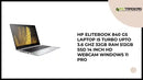 HP EliteBook 840 G5 Laptop i5 Turbo upto 3.6 GHz 32GB RAM 512GB SSD 14 Inch HD Webcam Windows 11 Pro by@Outfy