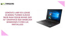 Lenovo L480 Ex lease i5-8350U Turbo 3.2GHz 16GB RAM 512GB NVME SSD 14&quot; Graphics 620 Webcam Windows 11 Pro Lic Installed by@Outfy