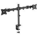 BRATECK 13"-27" Dual LCD Desk Mount - PC Traders Ltd