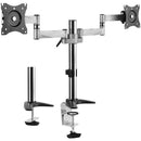 2 x 24" LCD Monitor P2411HB LCD 1920x1080 & Brateck LDT11-C024 Dual Swivel LCD Desk Mount Monitor - PC Traders New Zealand 