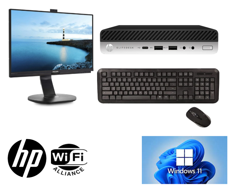 Ultimate Windows 11 Pro Office Combo HP EliteDesk 800 G5 Tiny Mini PC