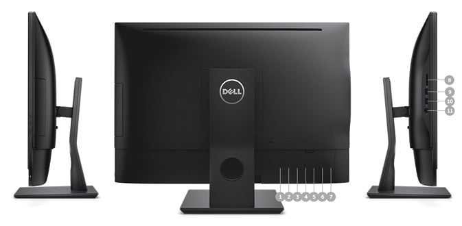 Dell OptiPlex 7440 All In One Ex Lease Desktop i5-6500 3.2 GHz 8GB RAM 240GB SSD 23" Full HD 1080P Windows 10 Home Inbuilt Webcam with Free Wireless keyboard and Mouse - PC Traders Ltd