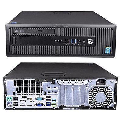 HP EliteDesk 800 G1 SFF Ex Lease Desktop i5-4570 3.20GHz 8GB RAM 240 GB SSD Windows 10 Home with NVIDIA GT 710 2GB DDR5 and Wi-Fi ready Desktop - PC Traders New Zealand 