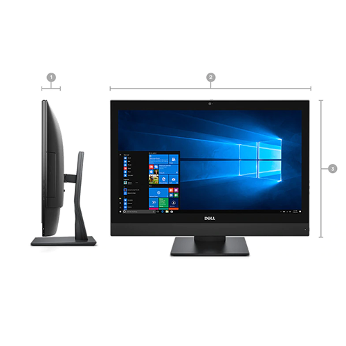 Dell Optiplex 7450 Ex-Lease All in One i5-7600 3.50Ghz 16GB RAM 512GB SSD 23" Webcam Win 10 Home WIFI Ready All in One - PC Traders New Zealand 